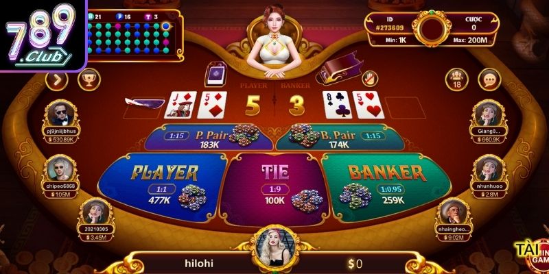 Baccarat 789Club – Phân Tích Chuyên Sâu Trải Nghiệm 1 Cái nhìn chung về baccarat 789Club trực tuyến