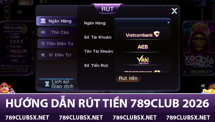 Rút Tiền 789Club 1 Hướng dẫn rút tiền 789Club 2026