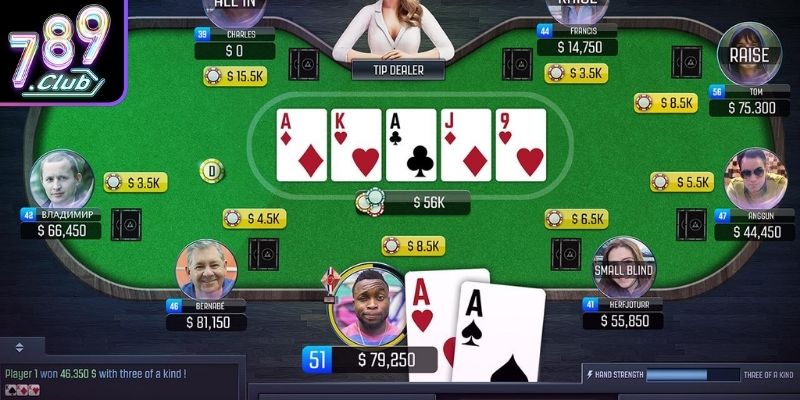 Poker 789Club, Hướng Dẫn Kỹ Năng Đọc Bài Và Tố Hợp Lý 3 Duy trì áp lực bằng cược tiếp diễn